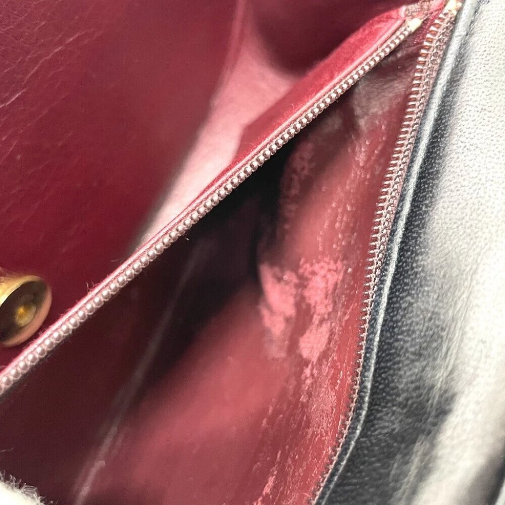 CHANEL Pochette Chain bag Shoulder Bag Lambskin Leather Black/GoldHardware - Picture 4 of 13